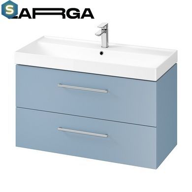 Шафа під умивальник Cersanit Larga 100 блакитна S932-077