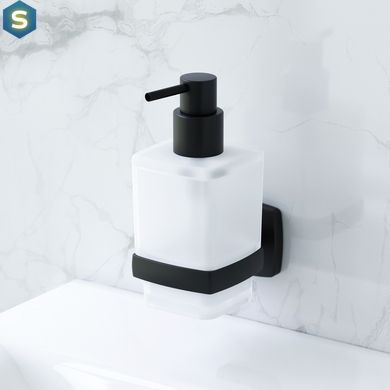 Дозатор жидкого мыла Am.Pm Gem black A9036922, Черный матовый