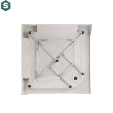 Душова кабіна Kroner KRP Eifel - Q.C.F.L. 90x90 cм CV029569, Хром матовий, матовий