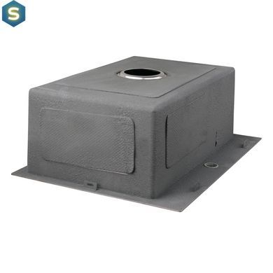Кухонна мийка Kroner KRP Geb&uuml;rstet - 5843HM (3,0/1,0 мм) CV022801, Нержавіюча сталь