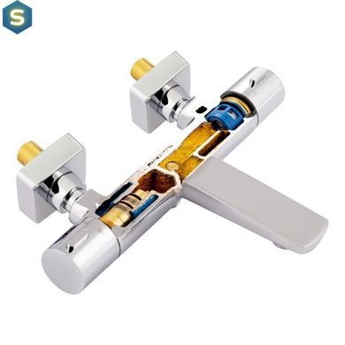 Термостат для ванни Qtap Votice 30T105GC, Хром