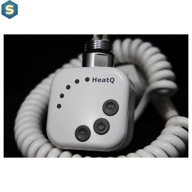 Електричний тен HeatQ HEC 300 Вт з кабелем колір білий (H300.W.SC), Білий