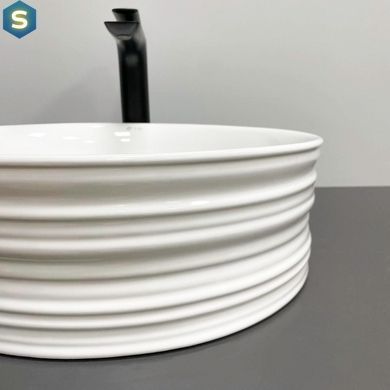 Умывальник VBI Larino white накладний VBI-012621, Білий