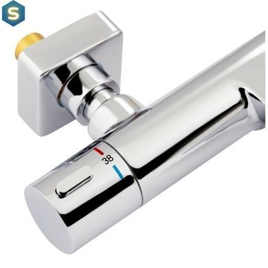 Термостат для ванни Qtap Votice 30T105GC, Хром