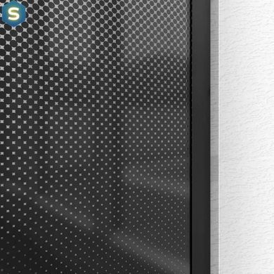 Душевая стенка Rea Aero ombre 120 black REA-K2462, графит, черный матовый