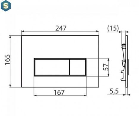 Клавіша змиву AlcaPlast M578