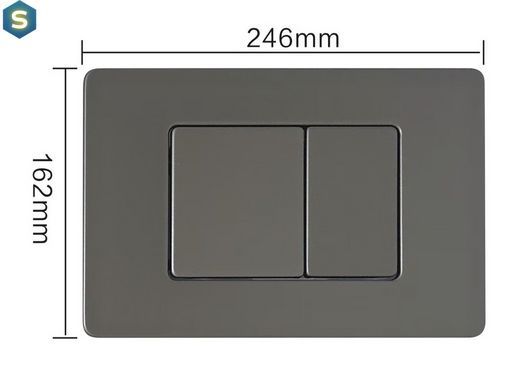 Клавіша змиву Koller Pool Cube M polished aluminum KP-CU-004, Хром матовий
