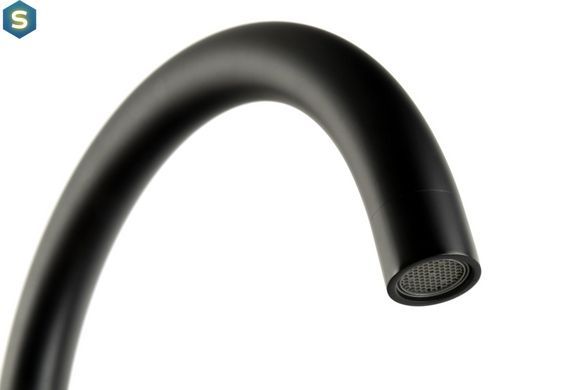 Змішувач для ванни Corsan Lugo black matt підлоговий CMB7535BL, Черный матовый