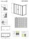 Шторка для ванны Radaway Vesta DWD+S 170х70 203170-01 + 204070-01