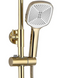 Душевая система Rea Storm gold с изливом REA-P9531, Золотой
