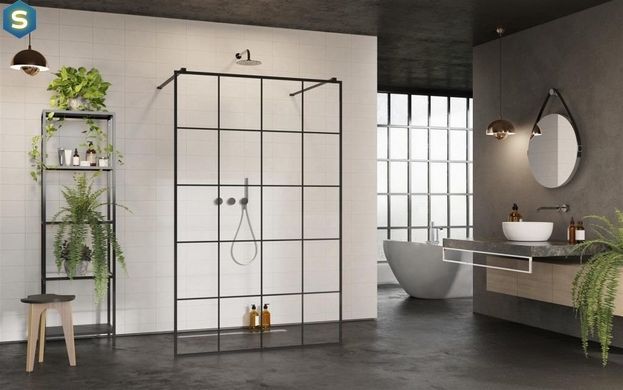 Душова перегородка Radaway Modo X Black I Factory 130 см 388334-54-57