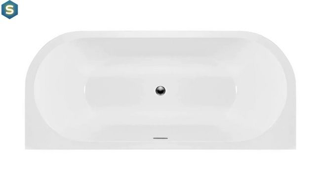 Ванна акриловая пристенная Rea Capri 150x75 white REA-W9800, Белый