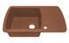 Кухонна мийка Adamant Optimaks 775x495x200 terra-cotta 531223, Цемент матовий
