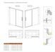 Шторка для ванны Radaway Idea Black PN DWJ 170 10003170-54-01R правая