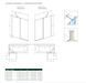 Шторка для ванны Radaway Nes PND II 120 10009120-01-01R правая