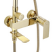 Душевая система Rea Storm gold с изливом REA-P9531, Золотой