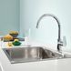 Комплект смесителей для ванной комнаты и кухни Grohe QuickFix Start Edge UA202501SK, Хром