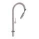Смеситель для кухни Qtap Lenicka с выдвижным изливом QTLEN9138103UN Brushed Nickel PVD, Зеленый матовый