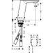Смеситель для умывальника Hansgrohe Metris S 31100000