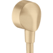 Шланговое подсоединение Hansgrohe Fixfit E без обратного клапана Brushed Bronze 27454140