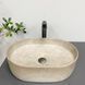 Умывальник VBI Verona 50 beige stone matt накладной VBI-011325, Бежевый