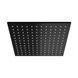 Верхний душ Paffoni Syncro King Quadro 300x300xh8 мм с держателем 400 мм black matt ZSOF078NO + ZSOF063NO, Черный матовый