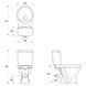 Унітаз-компакт 705 Cersanit Cersania SimpleOn 011 3/6 з сидінням duraplast Slim Soft Close K119-001
