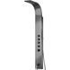 Душова панель Corsan Samsara graphite gunmetal з виливом S003MGMW, Графит