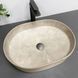 Умывальник VBI Verona 50 beige stone matt накладной VBI-011325, Бежевый