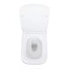 Подвесной унитаз Qtap Tern + инсталляция Qtap Nest 4 в 1 (круглая клавиша Chrome), Белый