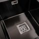 Кухонная мойка Platinum Handmade PVD HDB черная 780x480x230 на две чаши (квадратный сифон, 3.0/1.0), Черный/золото
