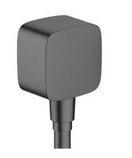 Шлангове під'єднання Hansgrohe FixFit E зі зворотнім клапаном Brushed Black Chrome 26457340