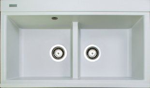 Кухонная мойка Adamant Similar 885x505x230 белый 367223, Белый