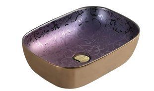 Умивальник Mexen Rita gold violet накладний MEX-21084557, Золотий
