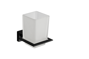 Стакан для зубных щеток VBI Mercury black VBI-040204BL, Черный матовый