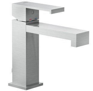 Смеситель для умывальника Nobili Mia с донным клапаном Inox MI102118/1IX, Нержавеющая сталь