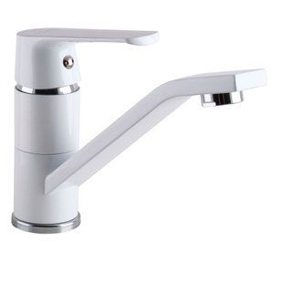 Смеситель для умывальника Globus Lux Laguna GLA-0203MQ-7-white, Белый