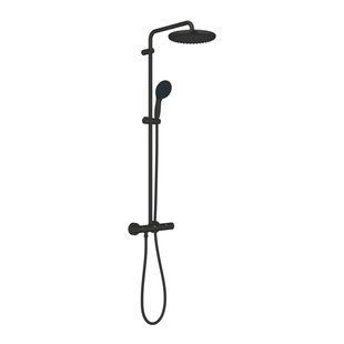 Душевая система термостатическая Grohe QuickFix Vitalio Start System 250 266772431, Черный матовый