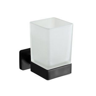 Стакан для зубных щеток VBI Mars black VBI-040104BL, Черный матовый