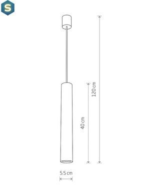 Підвісний світильник Nowodvorski 5455 Eye GU10 1x10W IP20 Wh