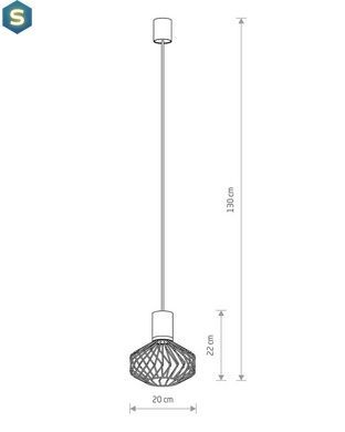 Подвесной светильник Nowodvorski 8862 Pico GU10 1x35W IP20 Bl