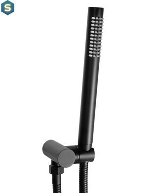 Душевая система Rea Lungo black c термостатом + BOX скрытого монтажа REA-P8549, Черный матовый