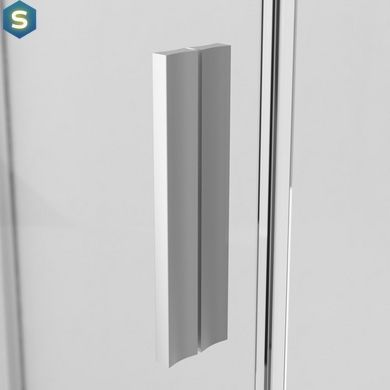 Душова кабіна Am.Pm Gem 5-corner Pivot 90x90 см без піддону хром матовий W90UG-405-090MT, Хром матовий, хром матовий