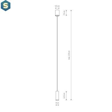 Підвісний світильник Nowodvorski 10766 Fourty S GU10 1x10W IP20 Brass