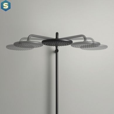 Душевая система термостатическая Grohe QuickFix Vitalio Start System 250 266772431, Черный матовый