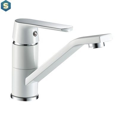 Смеситель для умывальника Globus Lux Laguna GLA-0203MQ-7-white, Белый