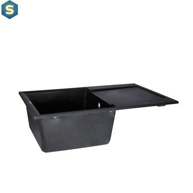 Кухонная мойка Lidz 790x495/230 ANT-15 (LIDZANT15790495200), Черный/золото