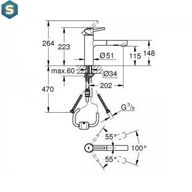 Смеситель для кухни Grohe Concetto 30273001