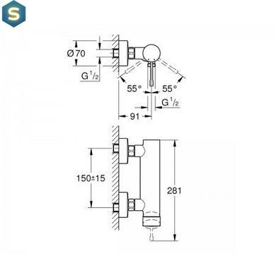 Смеситель для душа Grohe Essence New 33636DL1