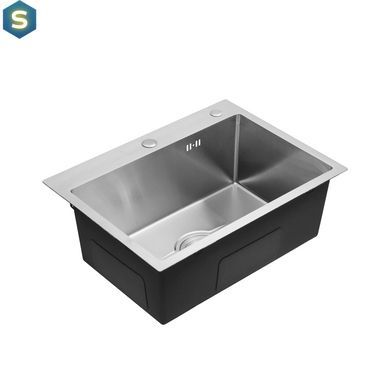 Кухонна мийка Kroner KRP Derby - 5843HM Brush (2,5/0,5 мм) CV027235, Нержавіюча сталь